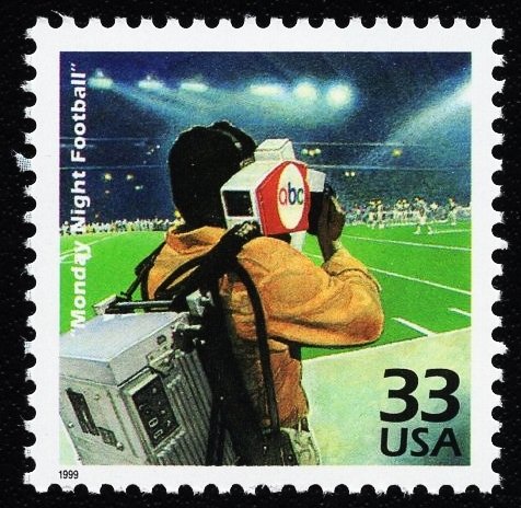 US 3189l MNH VF 33 Cent  Monday Night Football Celebrate the Century 1970s