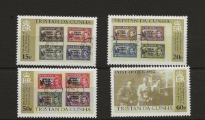 Tristan Da Cunha 2002 Stamp Anniversary  sg.735-8  set of 4   MNH