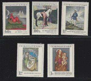 Czechoslovakia  mnh sc 1589-1593