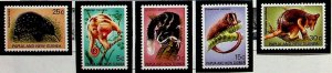 Papua New Guinea Sc 323-7 MNH SET of 1971 - Aniumals- Cuscus, Possum, Kangaroo