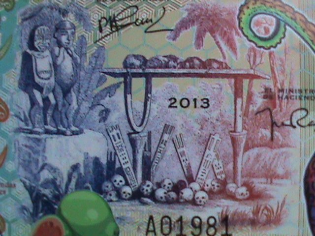​AFRICA- 2013-BANK OF KAMBERRA POLYMER-$100 NOTE-UNC- WITH HOLOGRAM FISH-VF