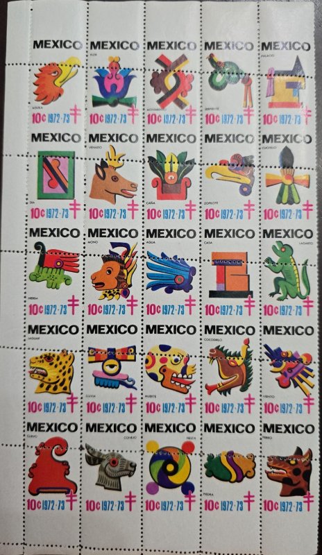 MI) 1973 MEXICO, TUBERCULOSIS, DRILLING ERROR, MNH