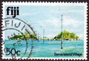 Fiji #422 Serua Island Village issued in 1980.PM