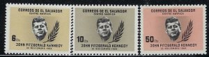 Salvador 747-49 MH 1964 issues (an4373)