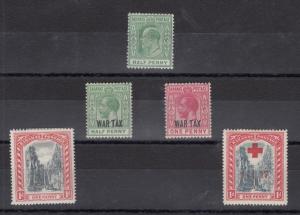 Bahamas KEVII/KGV Mint Collection of 5 MH J2344