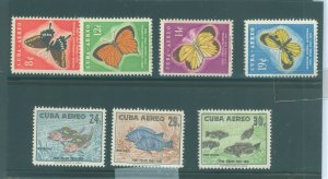 Cuba #C185-91 Mint (NH) Single (Complete Set) (Animals) (Butterflies)