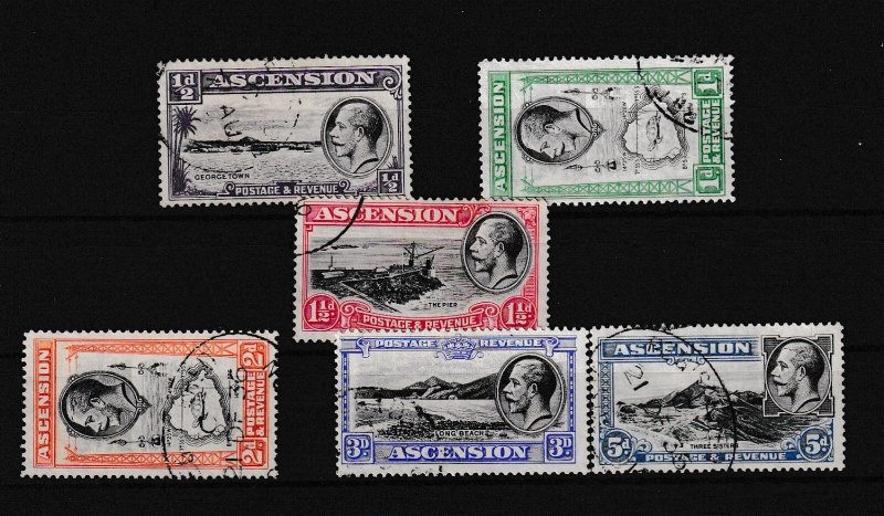 Ascension KGV 1935 Set To 5d SG21/26 Fine Used BP14637