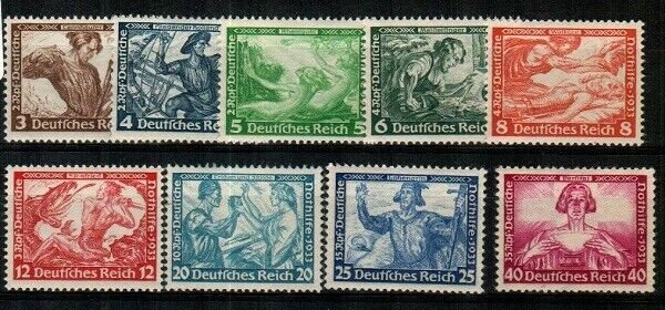 Germany Scott B49-57 Mint NH (several including B55 are the a #'s) [TG510]