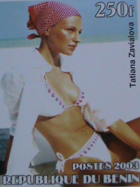 ​BENIN-2003 FAMOUS TOP SEXY MODELS  MNH S/S VERY FINE WE SHIP TO WORLDWIDE