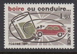 France 1768 Highway Safety mnh