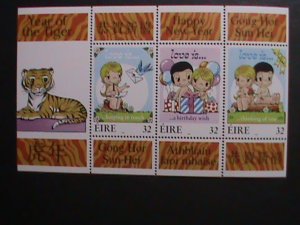 IRELAND-1998 SC#1100b -YEAR OF THE LOVELY TIGHER-GREETING STAMPS - MNH S/S VF