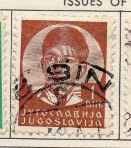 Yugoslavia 1931-38 Early Issue Fine Used 1d. NW-117140