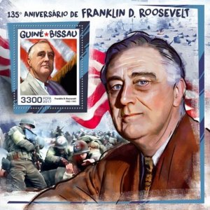 Guinea-Bissau - 2017 Franklin D. Roosevelt - Souvenir Sheet - GB17908b
