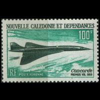 NEW CALEDONIA 1968 - Scott# C63 Concorde Set of 1 LH