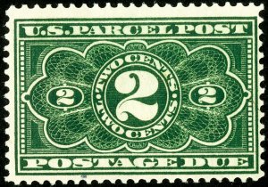 US Stamps # JQ2 Parcel Post MNH F-VF Fresh Scott Value $150.00