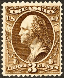 US Stamps # O109 Official MLH XF Fresh Scott Value $80.00