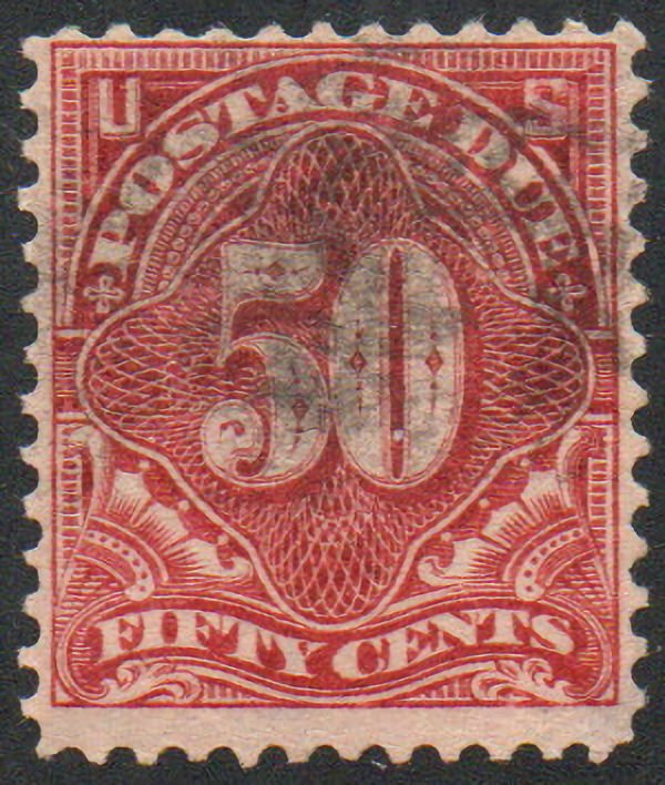 MALACK J44 F-VF, light cork cancel, vivid color! c3821