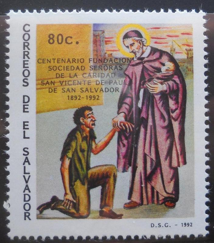 = El Salvador Scott # 1312 MNH, Saint Vincent DePaul