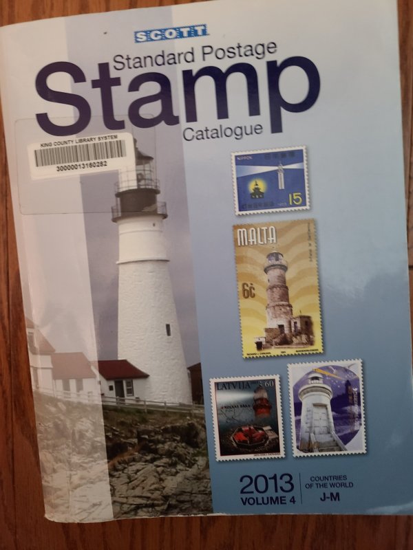 Scott Standard Postage Catalogue  - 2013 - Volume 4 - J-M