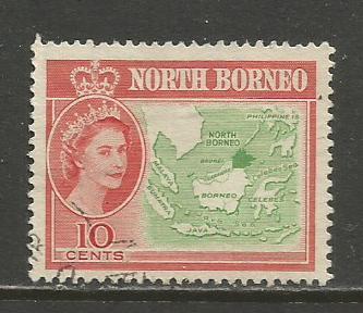 North Borneo    #284  Used  (1961)
