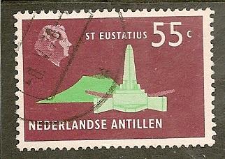 Netherlands Antilles  Scott    341   Obelisk   Used     