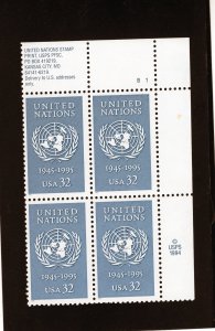 2974 United Nations, MNH UR-PB/4 (#B1)
