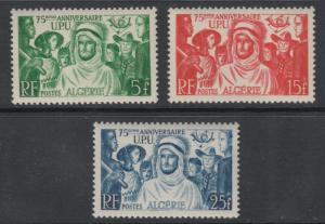 XG-B226 ALGERIA IND - Upu, 1949 75th Anniv. MNH Set