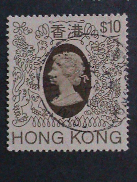 ​HONG KONG-1982- SC#388-403 QUEEN ELIZABETH II POSTAGE STAMPS SET USED VF