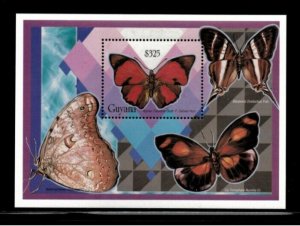 Guyana 1994 - Butterflies - Souvenir Stamp Sheet - Scott#2832 - MNH