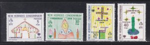 New Hebrides (British) #272-275, Christmas, Year of the Child, Mint NH, 1/2 Cat.