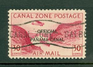 CANAL ZONE KEY OFFICIALAIR MAIL C011 EXTREMELY FINE $75.00