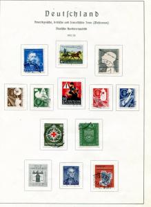 Germany 1952-54 used sets VF