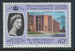 Grenadines of St Vincent Sc# 154 MNH  Cathedrals Coronation see details