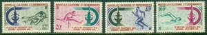 NEW CALEDONIA 348-51 MNH CV $22.50 BIN $11.25