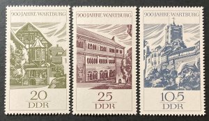 Germany DDR 1966 #877-8,b145, Castle, Wholesale Lot of 5, MNH, CV $6.25