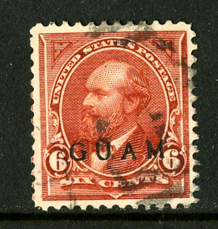 Guam Stamps # 6 SUPERB USED Scott Value $190.00