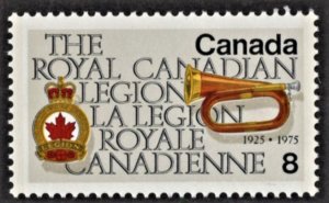Canada 680 MNH VF 8 Cent The Royal Canadian Legion, 1925-1975