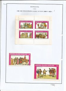 BERNERA -1982 - Mediaeval Scenes in Italian - Mint Light Hinged - Private Issue