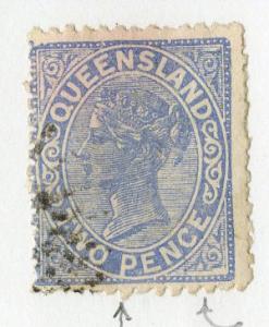 QUEENSLAND 91 USED SCV $1.00 IN $0.50 ROYALTY