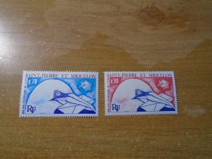 St Pierre & Miquelon  #  432-33   MNH