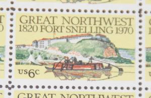 1970 sheet, Fort Snelling Sc # 1409