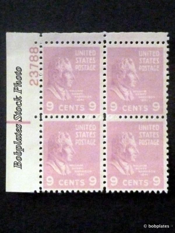 #814 Presidential Upper Left  Plate Block 23789 F-VF NH