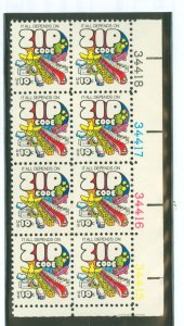 United States #1511 Mint (NH) Plate Block