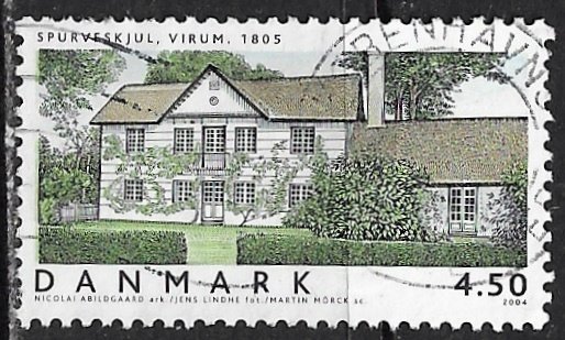 Denmark ~ Scott # 1267 ~ Used ~ Danish House Architecture