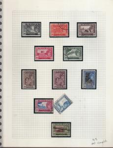 PERAK 1957 PART SET TO $5 MINT/USED, 10 OF 11 VALUES