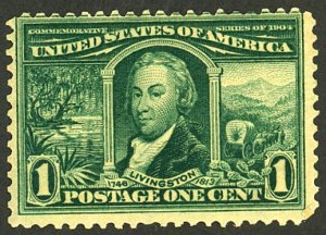 U.S. #323 MINT OG LH