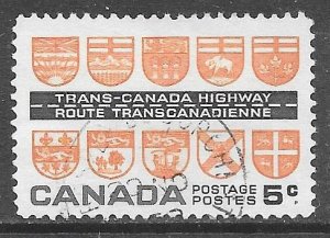 Canada 400: 5c Trans Canada Highway, used, VF