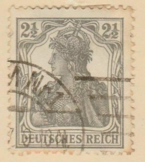 Old Germany German Reich Germany 1916 2 1/2pf fine used A13P60F730-