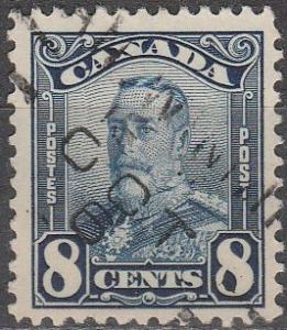 Canada #154  F-VF Used CV $9.00 (A16593)