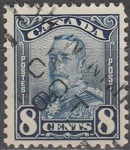 Canada #154  F-VF Used CV $9.00 (A16593)